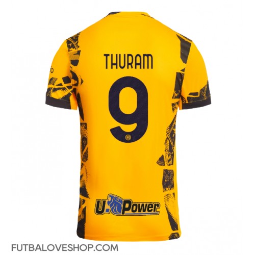 Dres Inter Milan Marcus Thuram #9 Tretina 2024-25 Krátky Rukáv